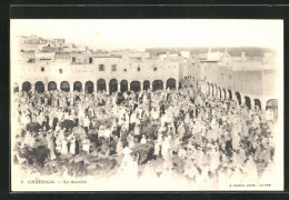 CPA Ghardaia, Le Marché  - Ghardaia