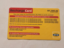 NIGERIA(NG-MTN-REF-0016C)-Ways To Load Booster-(66)-(7488-2928-5963)-(N1.500.00)-used Card - Nigeria