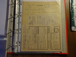 France Cours Pratique D'instruction Orléans 1954 Télégramme CCNE Remboursement A Vue Télégraphique Pour Perros Guirec 22 - Corsi Di Istruzione