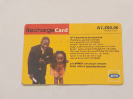 NIGERIA(NG-MTN-REF-0017E)-Father And Daughter-(72)-(4933-9135-5264)-(N1.500.00)-used Card - Nigeria