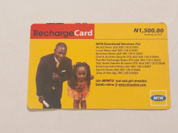 NIGERIA(NG-MTN-REF-0017E)-Father And Daughter-(73)-(7314-2106-4926)-(N1.500.00)-used Card - Nigeria