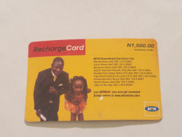 NIGERIA(NG-MTN-REF-0017F)-Father And Daughter-(76)-(3540-0582-8665)-(N1.500.00)-used Card - Nigeria