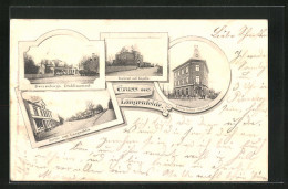 AK Langenfelde, Gasthaus Franzenburg, Pastorat Mit Kapelle, Kaiserliches Postamt  - Eimsbüttel