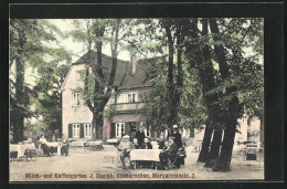 AK Hamburg-Othmarschen, Cafegarten J. Dierks, Margartenstrasse 2  - Altona