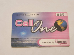 NIGERIA(NG-LINKSERVE-PRE-001)-CALL ONE-KINKSERVE-(79)-(2028-4526-72)-(N250.00)-used Card - Nigeria
