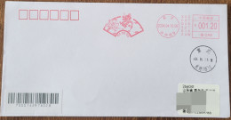 China Cover The First Day Of The The Year Of The Loong, The Dragon Moon And The Dragon Day (Chongqing) Stamped By Postag - Enveloppes