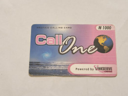 NIGERIA(NG-LINKSERVE-PRE-003)-CALL ONE-KINKSERVE-(84)-(9092-1402-18)-(N1000)-used Card - Nigeria