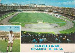 Ar184 Cartolina Cagliari Stadio S.elia Riva - Cagliari