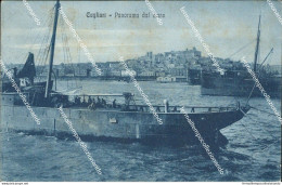 Bg169 Cartolina Cagliari  Citta' Panorama Dal Mare - Cagliari