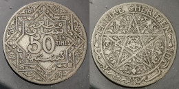 Monnaie Maroc - 1921 - 50 Centimes Youssef - Morocco