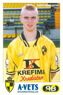 Fußball-Autogrammkarte AK David Vandecauter Lierse SK 00-01 Lier KRC Racing Mechelen SK Beveren AS Geel Leuven Louvain - Autographes