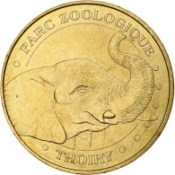 France, Jeton Touristique, Parc Zoologique De Thoiry, 2009, MDP, Or Nordique - Altri & Non Classificati