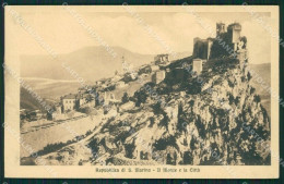 San Marino ABRASA COLLA Cartolina MQ5488 - Saint-Marin