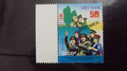 Vietnam Viet Nam MNH Perf SPECIMEN Stamp 2009 : 50th Anniversary Of Frontier Force (Ms981) - Viêt-Nam