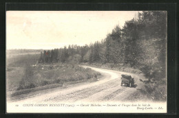 AK Circuit De Michelin, Coupe Gordon Bennett 1905, Descente At Virage Dans Les Bois De Bourg-Lastic, Autorennen  - Andere & Zonder Classificatie