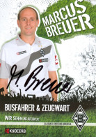Fußball-Autogrammkarte AK Marcus Breuer VfL Borussia Mönchengladbach 07-08 Zeugwart M'Gladbach Autogramm Fußball Germany - Handtekening