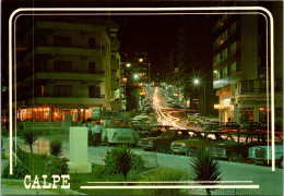 14-4-2024 (2 Z 5) Spain  (posted To France 1990) Calpe (at Night) - Andere & Zonder Classificatie