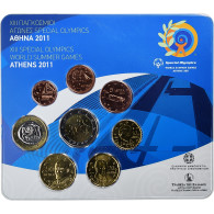 Grèce, Set 1 Ct. - 2 Euro, Olympic Games, Coin Card, 2011, Athènes, FDC - Grèce