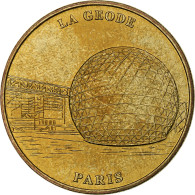 France, Jeton Touristique, La Géode De Paris, 2003, MDP, Or Nordique, SUP - Altri & Non Classificati