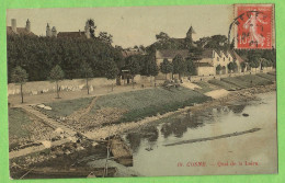 A150  CPA  COSNE (Nièvre)  Quai De La Loire  +++++++ - Cosne Cours Sur Loire