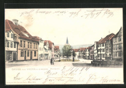 AK Vacha A. D. Werra, Marktplatz Mit Apotheke  - Vacha