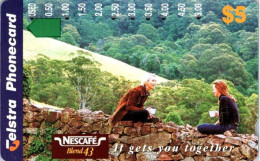 14-4-2024 - Phonecard - Australia  - (2 Phonecard) Nescafé - Australië