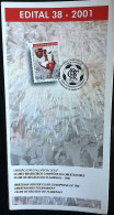 Brochure Brazil Edital 2001 38 Libertadores Champions Flamengo Football Without Stamp - Lettres & Documents