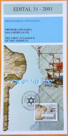 Brochure Brazil Edital 2001 31 Synagogue Israel Religion Without Stamp - Briefe U. Dokumente
