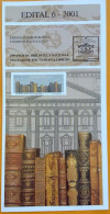 Brochure Brazil Edital 2001 06 National Library Education Book Without Stamp - Covers & Documents