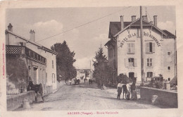 A2-88) ARCHES - VOSGES - ROUTE NATIONALE -  ANIMEE - HOTEL DE LA TRUITE RENOMMEE - ( 2 SCANS ) - Arches