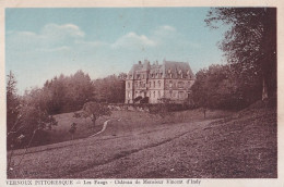 A15-07) VERNOUX -  LES FAUGS - CHATEAU DE MONSIEUR VINCENT D ' INDY  - EN  1943 - ( 2 SCANS ) - Vernoux