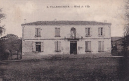 A18-82) VILLEBRUMIER - TARN  ET GARONNE - HOTEL DE VILLE - EN 1923 - ( 2 SCANS ) - Villebrumier