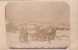 A19- ALBANIE - ALBANIA - RARE CARTE PHOTO - SOUVENIR DU FRONT- VILLAGE - 21/NOVEMBRE /1915 - (2 SCANS  - Albanie