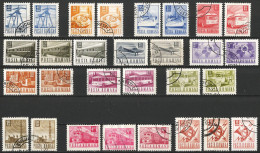 Romania 1968 - Mi 2639... - YT 2345... ( Post And Transports ) Shades Of Color - Usado