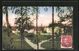 AK Falun, Grünanlagen Vorm Schloss  - Suecia