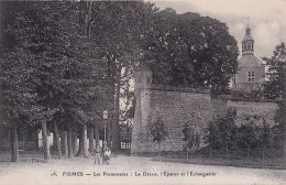 B10-51) FISMES - LES PROMENADES - LA DEESSE , L ' EPERON ET L ' ECHAUGUETTE - (2 SCANS) - Fismes