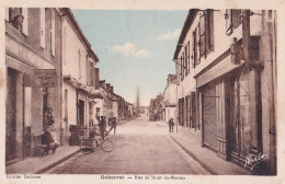 B14-40) GABARRET - LANDES - RUE DE MONT DE MARSAN - ANIMATION - COMMERCES - HABITANTS - ( 2 SCANS ) - Gabarret