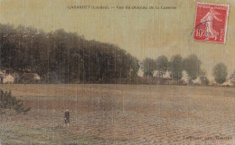 B15-40) GABARRET - LANDES - VUE DU  PLACEAU  DE LA CASERNE - CARTE TOILEE COULEURS - EN 1909   - Gabarret