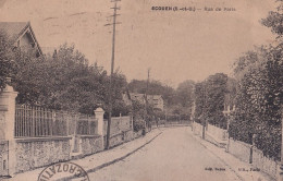 B15-95) ECOUEN )RUE DE PARIS - EN  1925 -  ( 2 SCANS ) - Ecouen