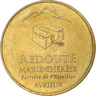 France, Jeton Touristique, Redoute Marie-Thérèse, 2007, MDP, Or Nordique, SUP - Altri & Non Classificati