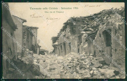 Catanzaro Terremoto Delle Calabrie Cartolina QZ4116 - Catanzaro