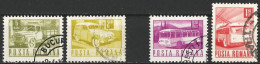 Romania 1968 - Mi 2639... - YT 2345... ( Truck, Car, Bus & Tramway ) - Other (Earth)