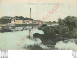 77.  BRAY SUR SEINE .  Vue De La Seine Et Quai De La Gare . - Bray Sur Seine