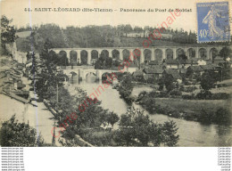 87.  SAINT LEONARD .  Panorama Du Pont De Noblat . - Saint Leonard De Noblat
