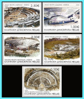 GREECE- GRECE- HELLAS 2020: Ancient Greek Theatres Complete Set MNH** - Unused Stamps