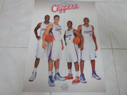 BASKET NBA POSTER 14 ODOM GRIFFIN HILL LA CLIPPERS Au Dos Steve NASH Ray ALLEN   - Sonstige & Ohne Zuordnung