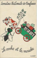 3539 Semaine Nationale De L'enfance - Le Coche Et La Mouche - Illustrateur F. Lesourt - Collections, Lots & Séries