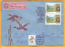 1992 Moldova Moldavie Moldau; "Codrii Moldova." Forest. Wood Pigeon. Private FDC Cover - Moldawien (Moldau)