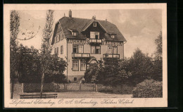 AK Schömberg, Hotel - Kurhaus Waldeck Mit Zaun Und Bäumen  - Schömberg