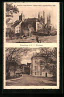 AK Naumburg A. S., Wezelstor, Gr. Wezelsstrasse, Hotel Schwarzes Ross  - Naumburg (Saale)